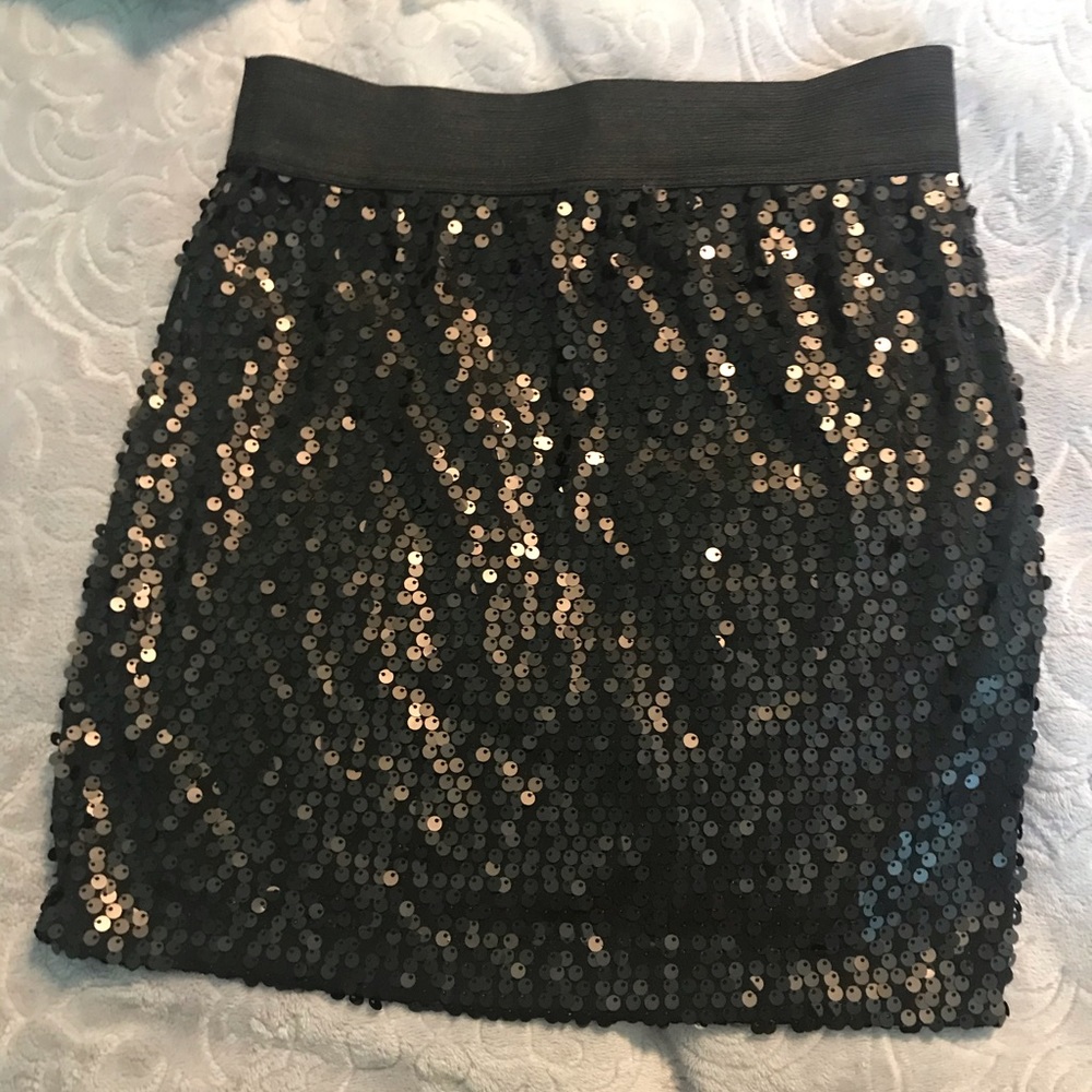Sequin mini skirt
